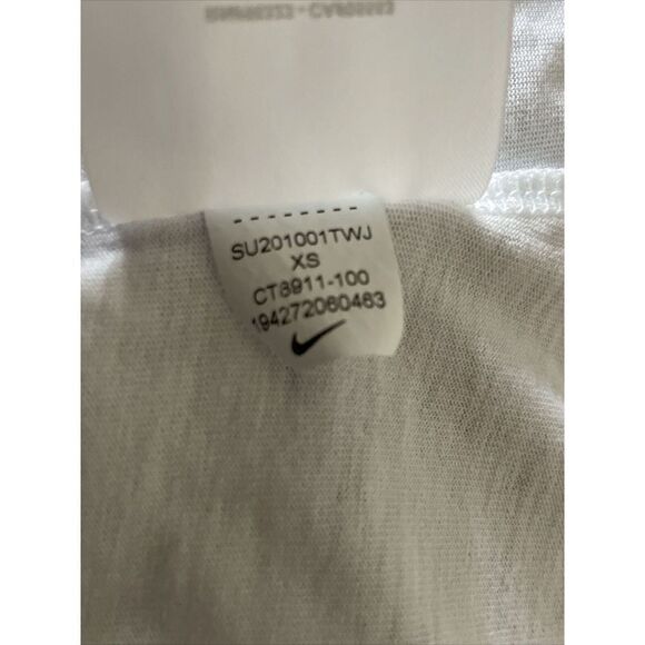 Nike Sportswear Core‎ Stripe Tank Top CT8911-100 Women’s Size XS White - Picture 8 of 8